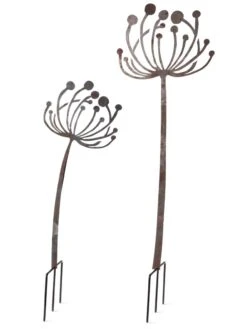 Queen Anne's Lace Garden Stake Set Of 2 -Garden Supplies Sales 8610210 8091 tif