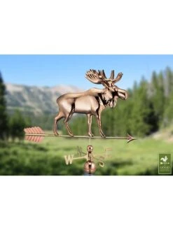 Moose With Arrow Weathervane -Garden Supplies Sales 8610229 01v