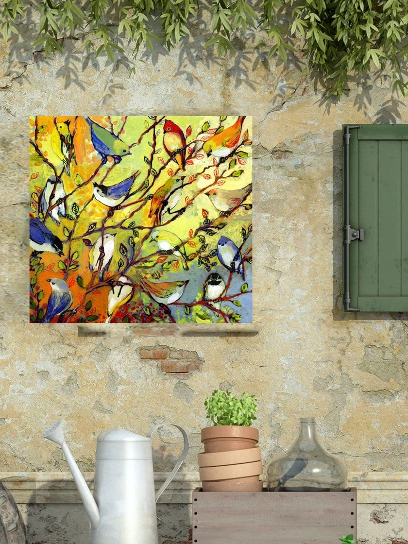 Birds Of A Feather Outdoor Wall Art 4 Birds Of A Feather Outdoor Wall Art - Image 2