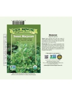 Sweet Marjoram Organic Seeds -Garden Supplies Sales 8610292 01v