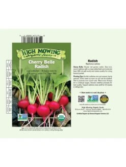 Cherry Belle Radish Organic Seeds -Garden Supplies Sales 8610352 01v