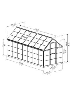 Canopia® By Palram Harmony™ Greenhouse, 6' X 14' -Garden Supplies Sales 8610563 04V 3 4