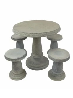 Patio Set, Round Table & 4 Stools 15 Patio Set, Round Table & 4 Stools -Garden Supplies Sales 8610576 05v 1