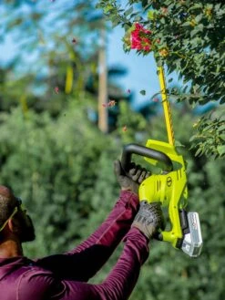 Sun Joe 24V-HT22-LTE 24-Volt ION+ Cordless Hedge Trimmer Kit | 22-Inch | W/ 2.0-Ah Battery And Charger -Garden Supplies Sales 8610657 08v