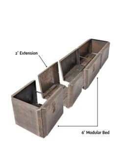 Corten Steel Modular Raised Bed, 2' Extension -Garden Supplies Sales 8610701 4010 tif 1