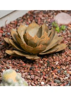 Desert Steel Artichoke Agave Sculpture -Garden Supplies Sales 8610760 01v