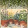 Herb Pots Outdoor Wall Art -Garden Supplies Sales 8610781 02v herb pots outdoor wall art