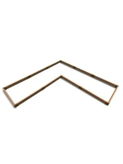 Classic Sienna Raised Garden Bed "L" Shaped With 2" Boards -Garden Supplies Sales 8610838 01v