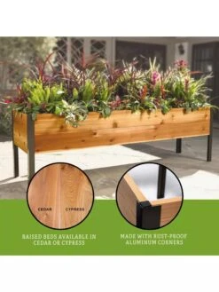 Elevated Planter Box, 2' X 8' -Garden Supplies Sales 8610895 3