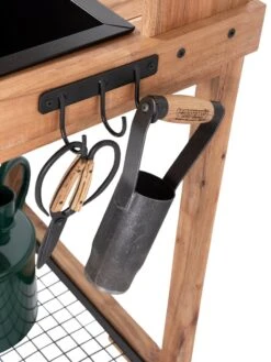 Dynamic Acacia Potting Bench With Soil Reservoir -Garden Supplies Sales 8611009 004