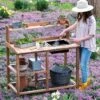 Dynamic Acacia Potting Bench With Soil Reservoir 1 Dynamic Acacia Potting Bench With Soil Reservoir -Garden Supplies Sales 8611009 4132 1