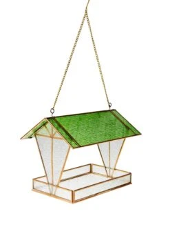 Glass Hut Bird Feeder -Garden Supplies Sales 8611011 5840