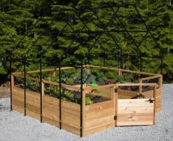 Garden In A Box With Greenhouse, 8' X 8' -Garden Supplies Sales 8611033 03V jpg