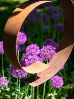 Corten Circle Garden Sculpture -Garden Supplies Sales 8611061 157 tif