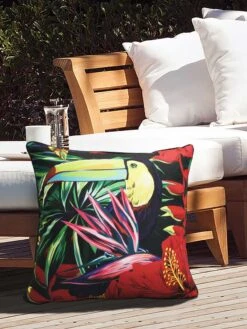 Outdoor Decor™ Floor Pillows, 24" X 24" -Garden Supplies Sales 8611118 105v trfl outdoor floor deco pillow 24x24 tropical flowers