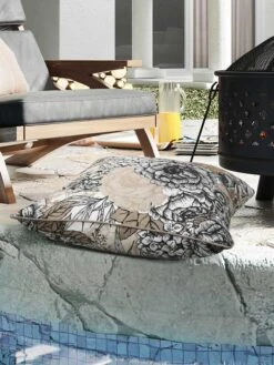 Outdoor Decor™ Floor Pillows, 24" X 24" -Garden Supplies Sales 8611118 111v trta outdoor floor deco pillow 24x24 tribal taupe