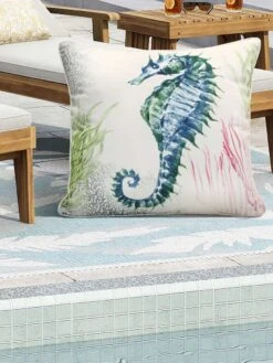 Outdoor Decor™ Floor Pillows, 24" X 24" -Garden Supplies Sales 8611118 113v seah outdoor floor deco pillow 24x24 sea horse