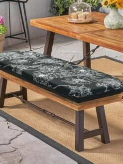 Outdoor Decor™ Bench Cushions, 18" X 48" -Garden Supplies Sales 8611128 110V BKF tif