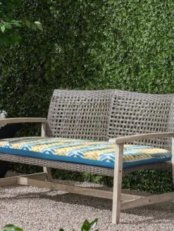 Outdoor Decor™ Bench Cushions, 18" X 48" -Garden Supplies Sales 8611128 200V AQUA tif