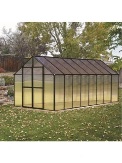 MONT Greenhouse, 8' X 16' -Garden Supplies Sales 8611143 02v monticello greenhouse 8 x 16 black