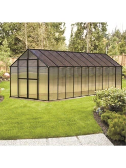 MONT Greenhouse, 8' X 20' -Garden Supplies Sales 8611144 02v monticello greenhouse 8 x 20 black