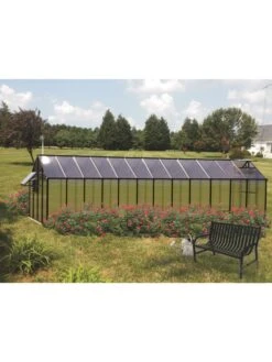 MONT Mojave Greenhouse, 8' X 24' -Garden Supplies Sales 8611187 02v monticello mojave greenhouse 8 x 24 black