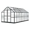 MONT Growers Edition Greenhouse, 8' X 16' -Garden Supplies Sales 8611196 mont 16 grower black