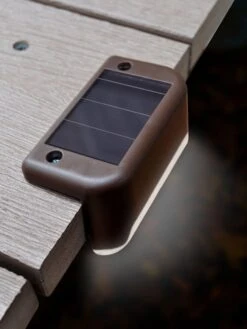 Solar Powered Deck Light, Pack Of 4 -Garden Supplies Sales 8611346 02v