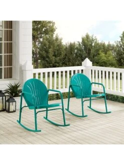 Crosley Griffith 2-piece Outdoor Rocking Chair Set -Garden Supplies Sales 8611577 tu 28v