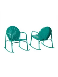 Crosley Griffith 2-piece Outdoor Rocking Chair Set -Garden Supplies Sales 8611577 tu 30v