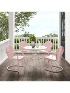 Crosley Tulip 5-piece Outdoor Dining Set 22 Crosley Tulip 5-piece Outdoor Dining Set -Garden Supplies Sales 8611578 pi 15v