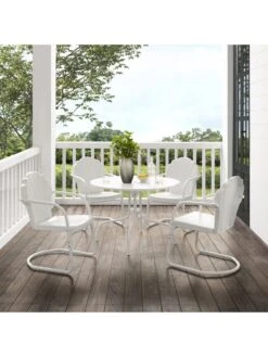 Crosley Tulip 5-piece Outdoor Dining Set 24 Crosley Tulip 5-piece Outdoor Dining Set -Garden Supplies Sales 8611578 wt 31v