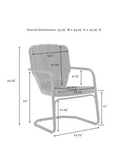 Crosley Ridgeland 5-piece Outdoor Dining Set -Garden Supplies Sales 8611579 07v