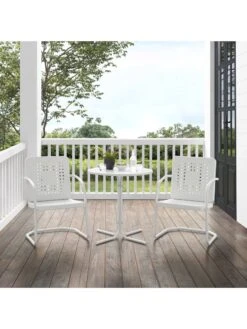 Crosley Bates 3-piece Outdoor Bistro Set -Garden Supplies Sales 8611590 wt 20v