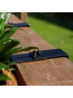 Veradek Metallic Series Corten Steel Railing Planters -Garden Supplies Sales 8611611 01v