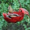 Desert Steel Sunset Peony Bird Feeder