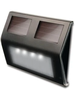 MAXSA® Solar-Powered Metal Deck Light, Set Of 4 -Garden Supplies Sales 8611691 bz 01v