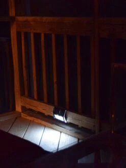 MAXSA® Solar-Powered Metal Deck Light, Set Of 4 -Garden Supplies Sales 8611691 bz 03v