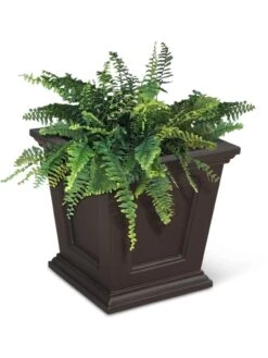 Fairfield Self-Watering Square Planter, 16” X 16” -Garden Supplies Sales 8611695 04V tif