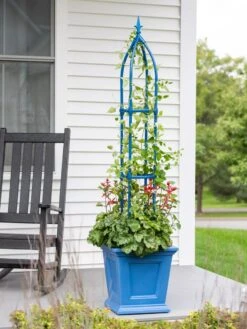 Garden Supplies Sales 11 Fleur De Lis Obelisk, 67"