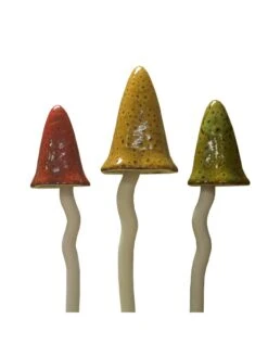 Potting Shed Tinkling Toadstool Sculptures, Set Of 3 -Garden Supplies Sales 8611730 au 02v potting shed tinkling toadstool sculptures set of 3 autumn