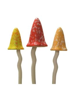 Potting Shed Tinkling Toadstool Sculptures, Set Of 3 -Garden Supplies Sales 8611730 sum 04v potting shed tinkling toadstool sculptures set of 3 summer
