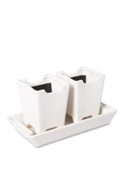 Stoneware Self-Watering Windowsill Planters, Set Of 2 10 Stoneware Self-Watering Windowsill Planters, Set Of 2 -Garden Supplies Sales 8611890 5658 tif