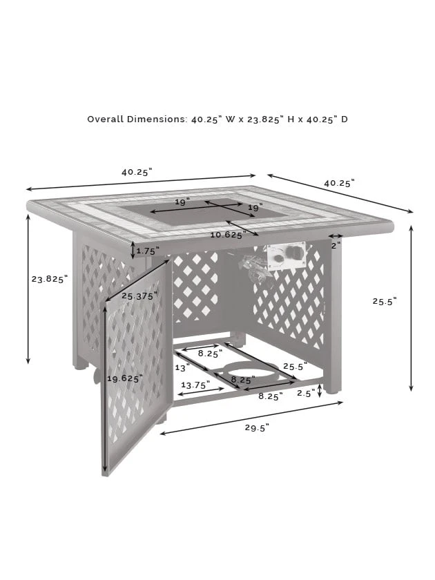 Crosley Tucson Fire Table 10 Crosley Tucson Fire Table - Image 8