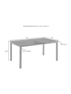 Crosley Kaplan Dining Set -Garden Supplies Sales 8611954 10v