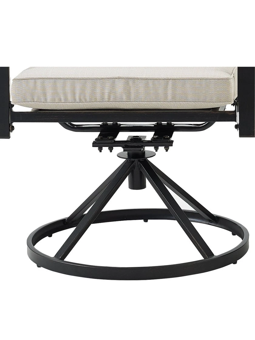 Crosley Kaplan 5Pc Outdoor Dining Set With Swivel Chairs 12 Crosley Kaplan 5Pc Outdoor Dining Set With Swivel Chairs - Image 10