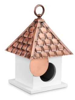 Bird House Bungalow With Copper Roof -Garden Supplies Sales 8612197 02v