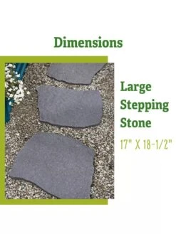 Recycled Rubber Flagstone Stepping Stone -Garden Supplies Sales 8612235 1