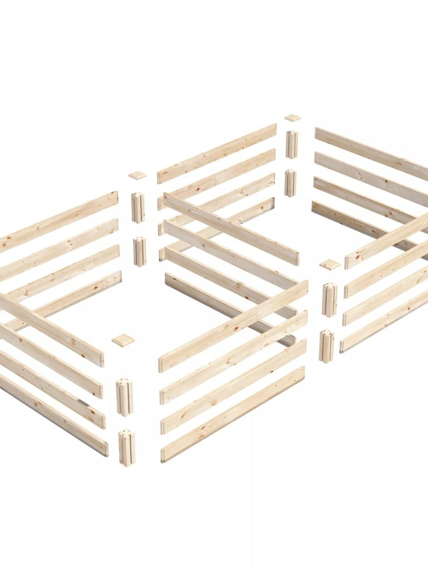 Pine Raised Garden Beds, 4'x8' 5 Pine Raised Garden Beds, 4'x8' - Image 3