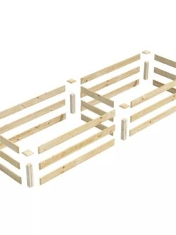 Pine Raised Garden Bed, 2' X 8' 11 Pine Raised Garden Bed, 2' X 8' -Garden Supplies Sales 8612244 01V jpg